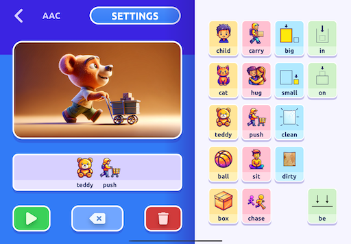 Visual Language app screenshot